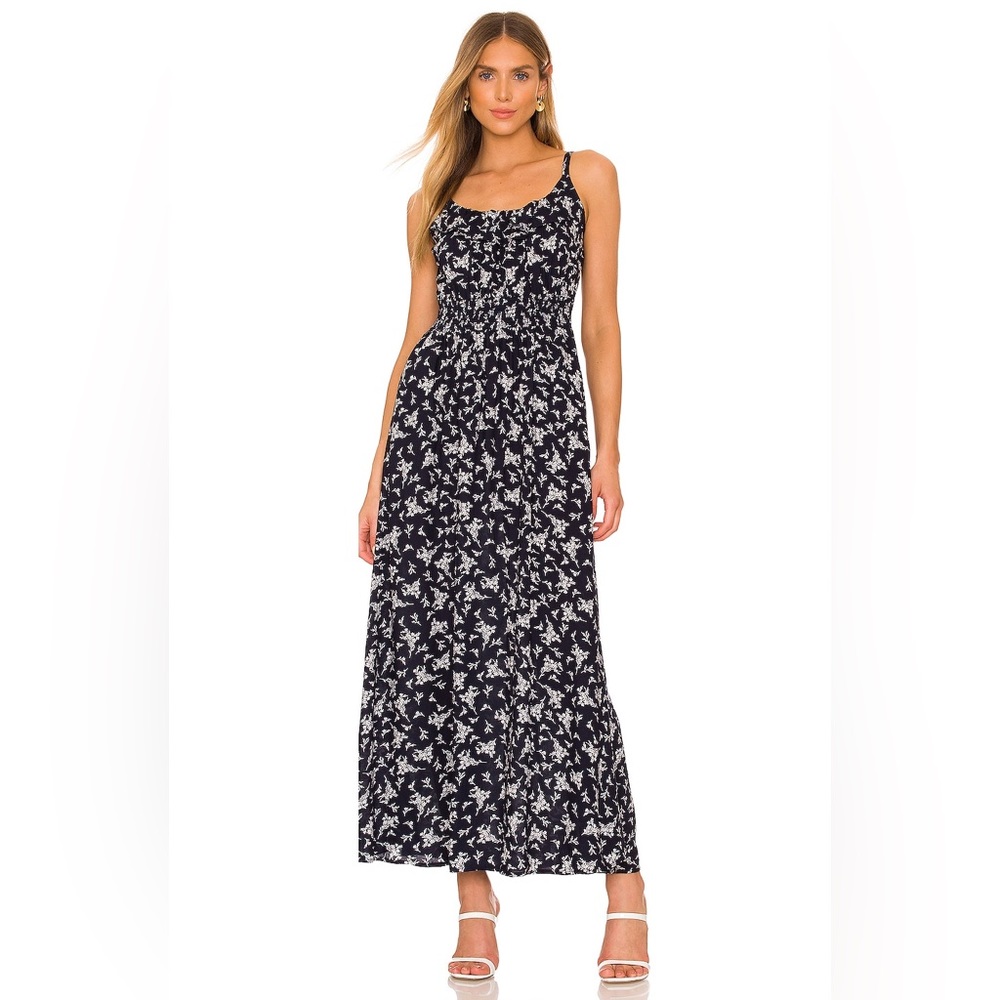Smocked Waist Maxi Dress